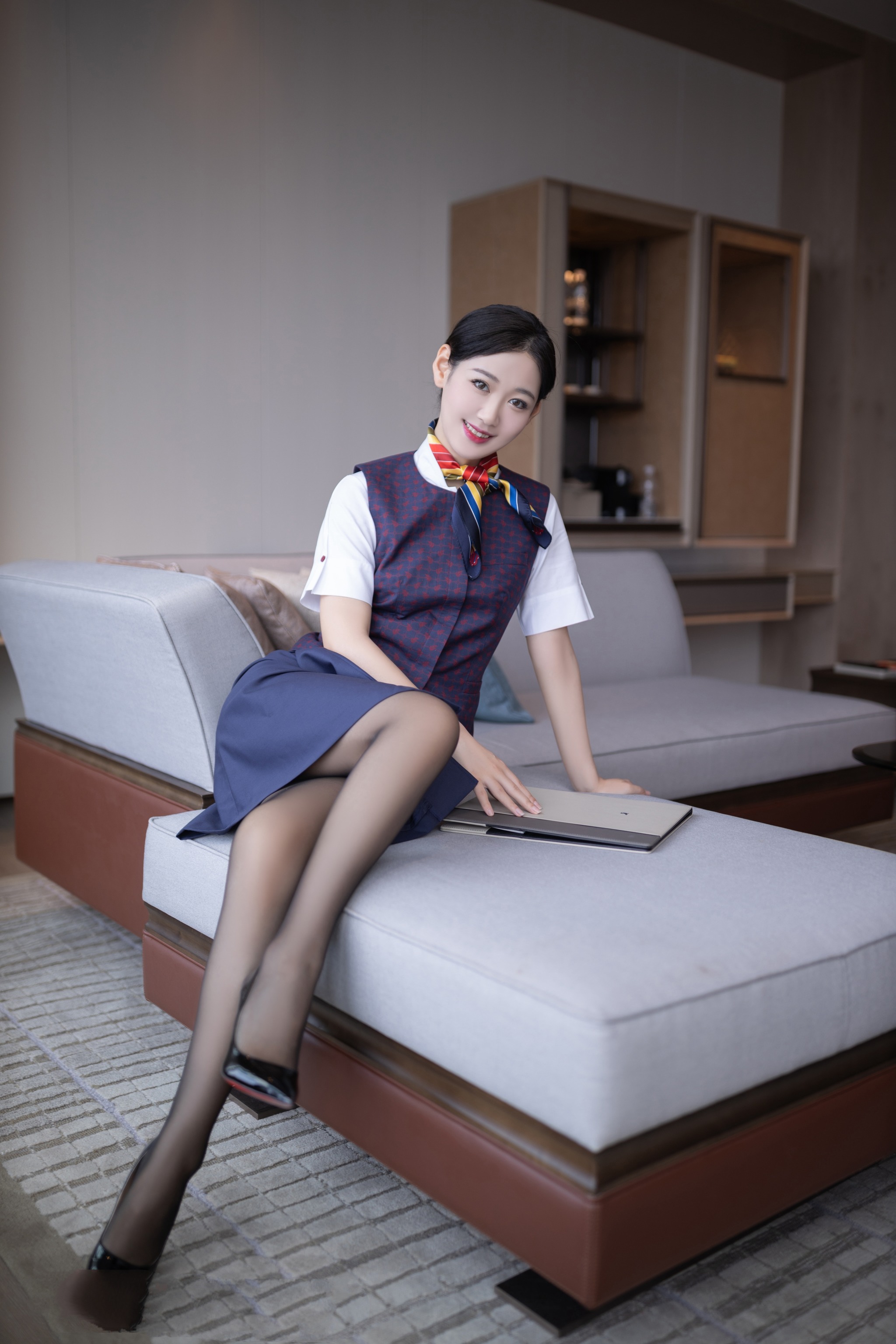 唐安琪 - NO.010 内购无水印 国航空姐[89P]-XikXak